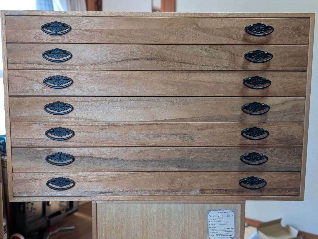 daci0820　桐箪笥 桐たんす 着物たんす 帯たんす アンティーク