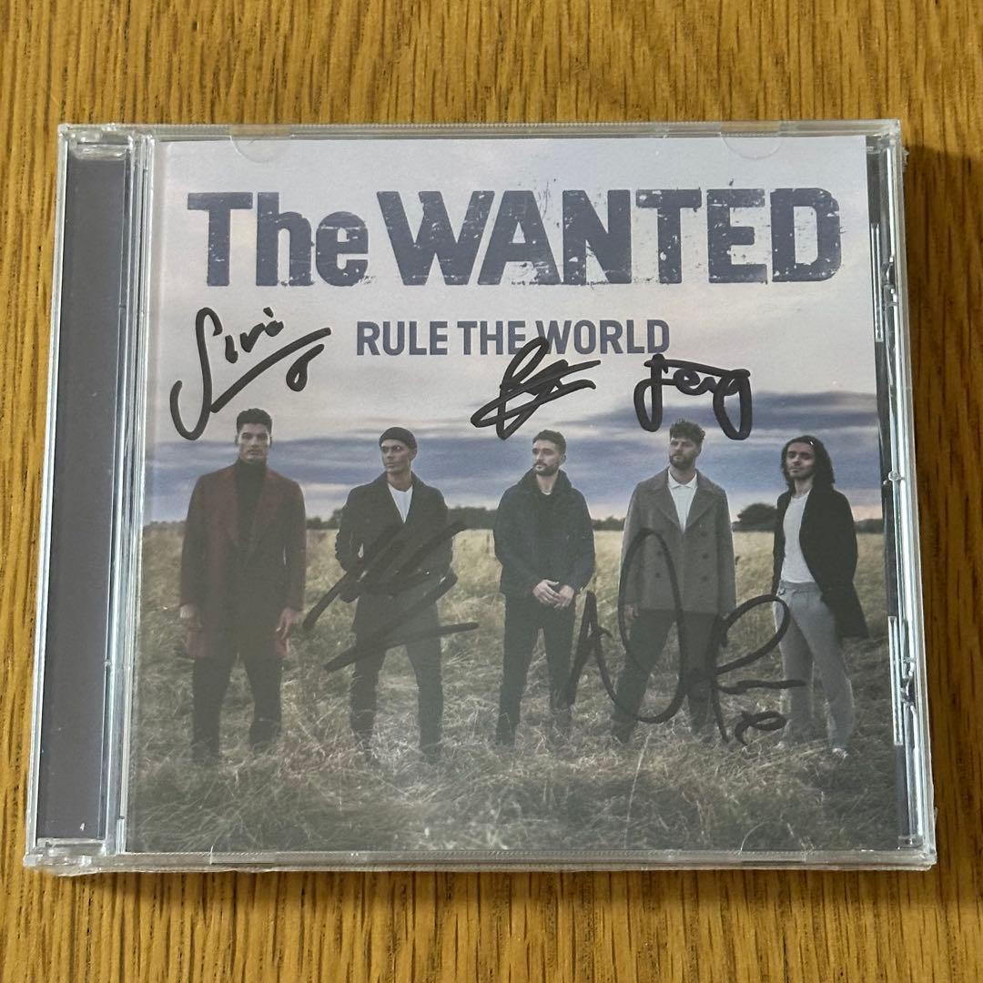 The Wanted ザ・ウォンテッド メンバー全員のサイン入り未開封新品CDS