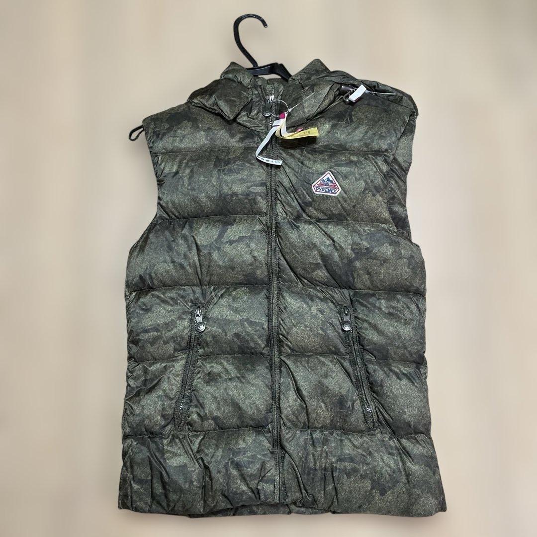 PYRENEX カモフラージュ ダウンベスト