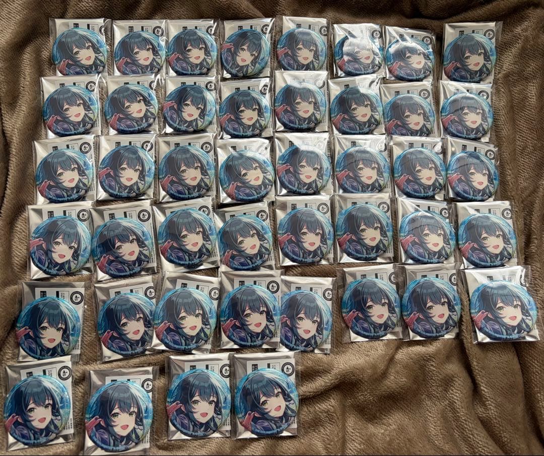 学園アイドルマスター 月村手毬 雨上がりのアイリス 缶バッジ　44点セット