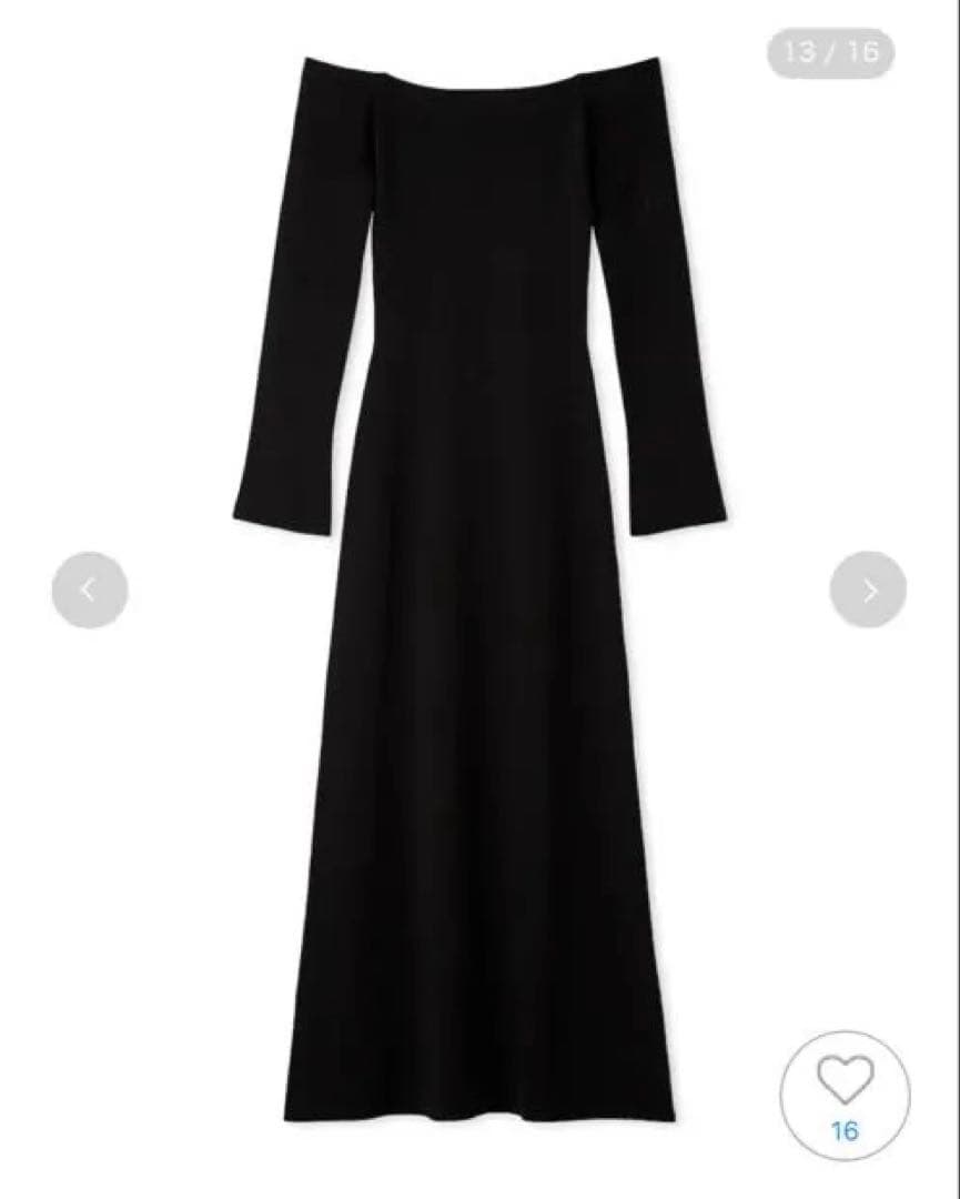 SNIDEL オフショルIラインニットワンピース