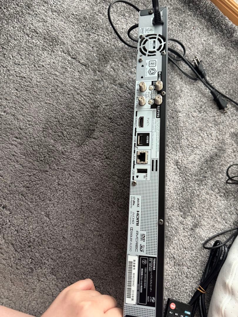 2016年製/東芝/REGZA(レグザ) /HDD＆ブルーレイDBR-W507