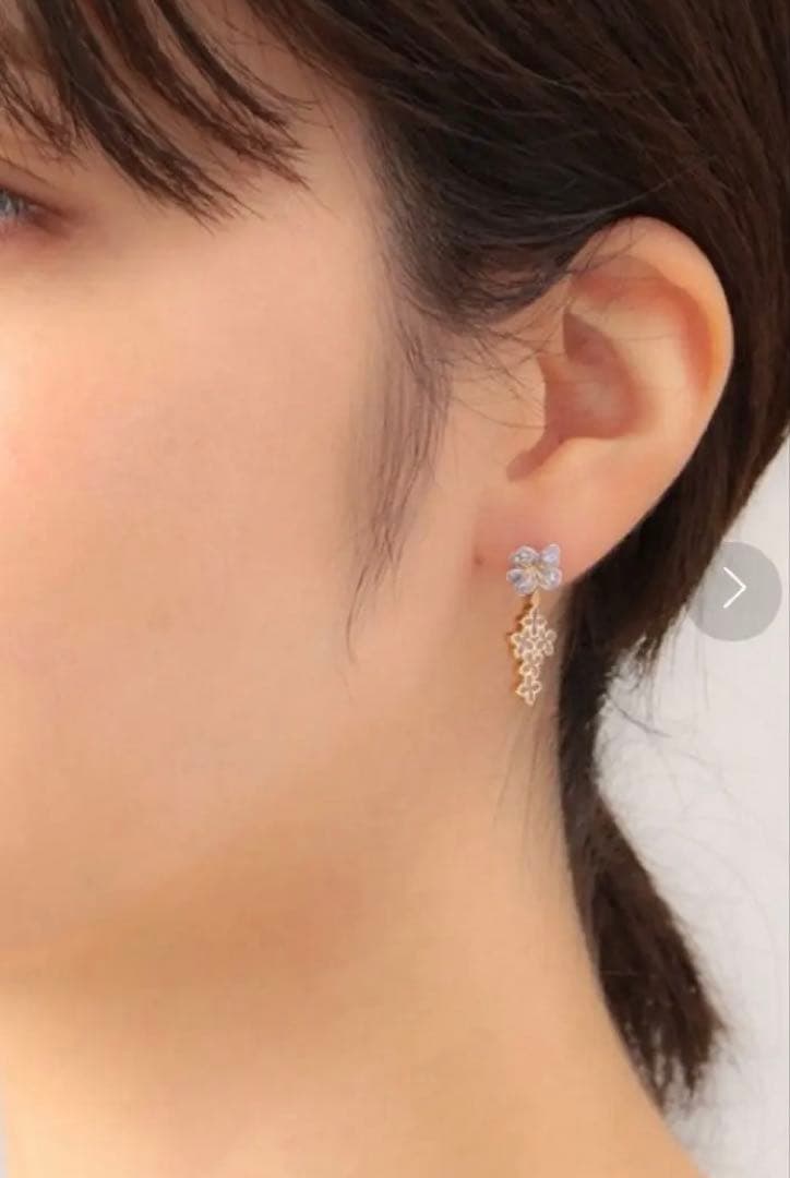 ⭐︎りー⭐︎agete ライラックピアスチャーム