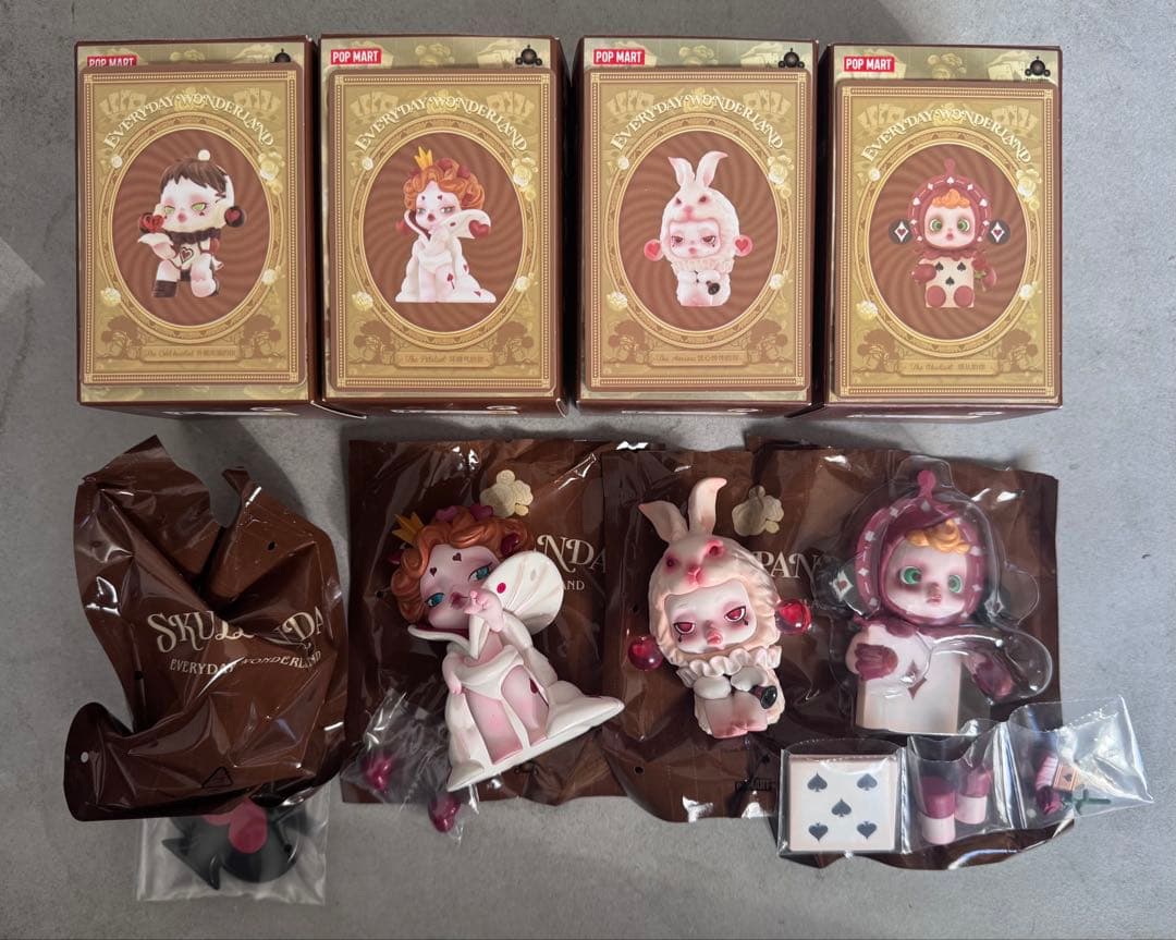 Everyday Wonderland スカルパンダ　4コセット　女王