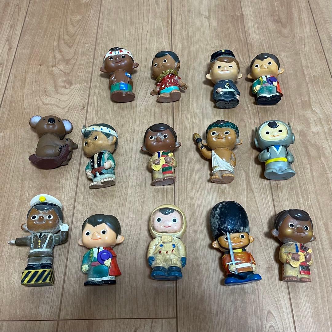 富士銀行　ぼくちゃん　ソフビ14体セット