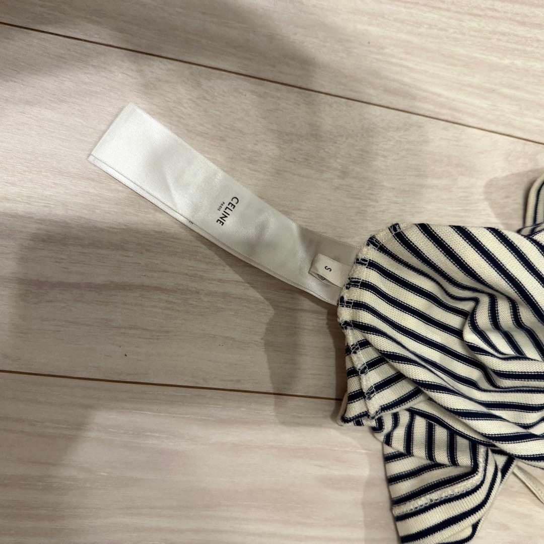 全国完売品！CELINEキャミソール トリンオフ ボーダー