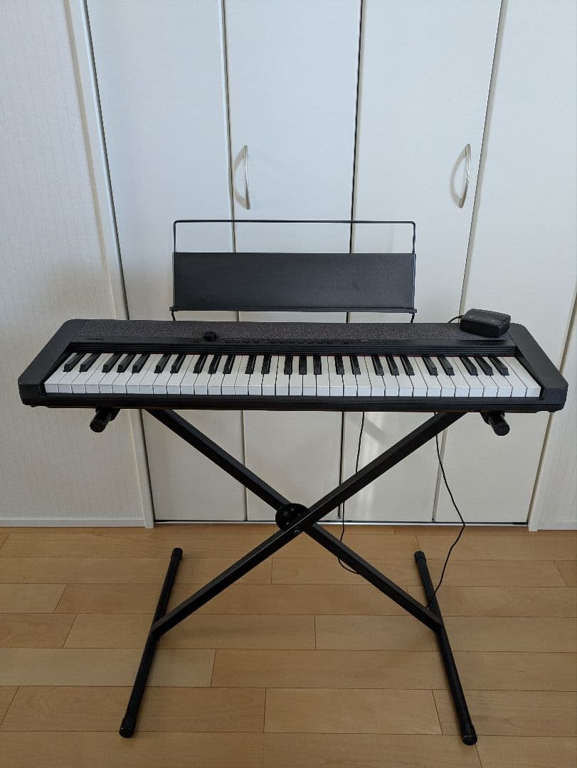 カシオ キーボード Casiotone CT-S1BK　キーボードスタンド