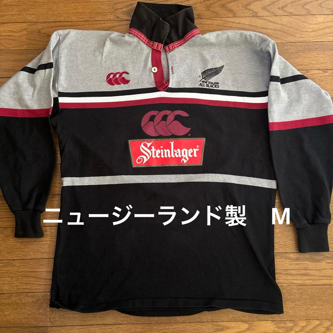 M*o様 カンタベリー　オールブラックス　ラガーシャツ　メンズ　ニュージーランド