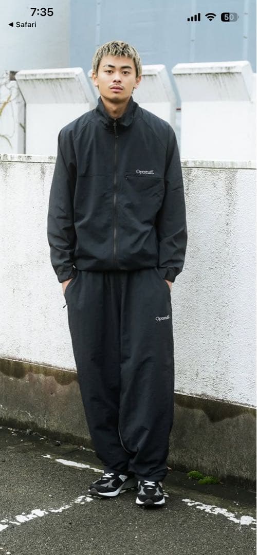 Optstuff ナイロンジャケット パンツ セットアップ M