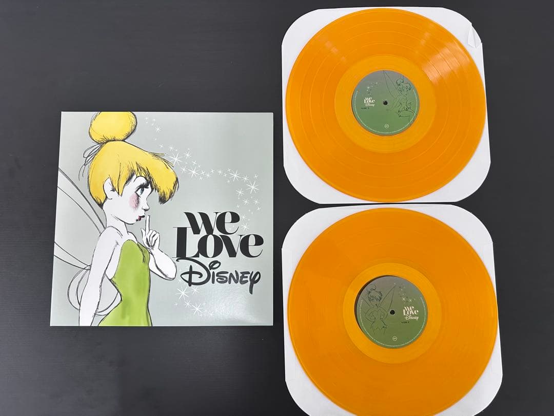 ディズニー　We Love Disney レコード　LP カラー盤