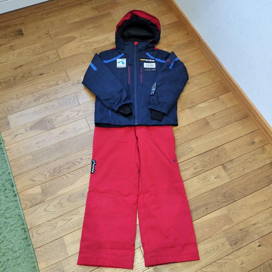 Phenix 子ども用スキーウェア ネイビー/レッド 140
