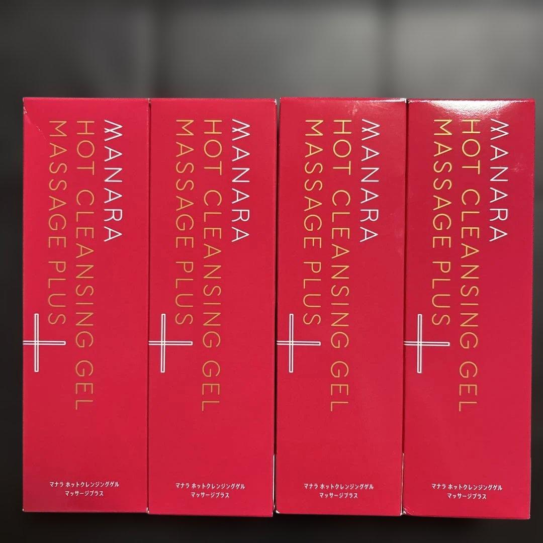 マナラホットクレンジングゲルマッサージプラス200g×4箱　温感マッサージ美肌