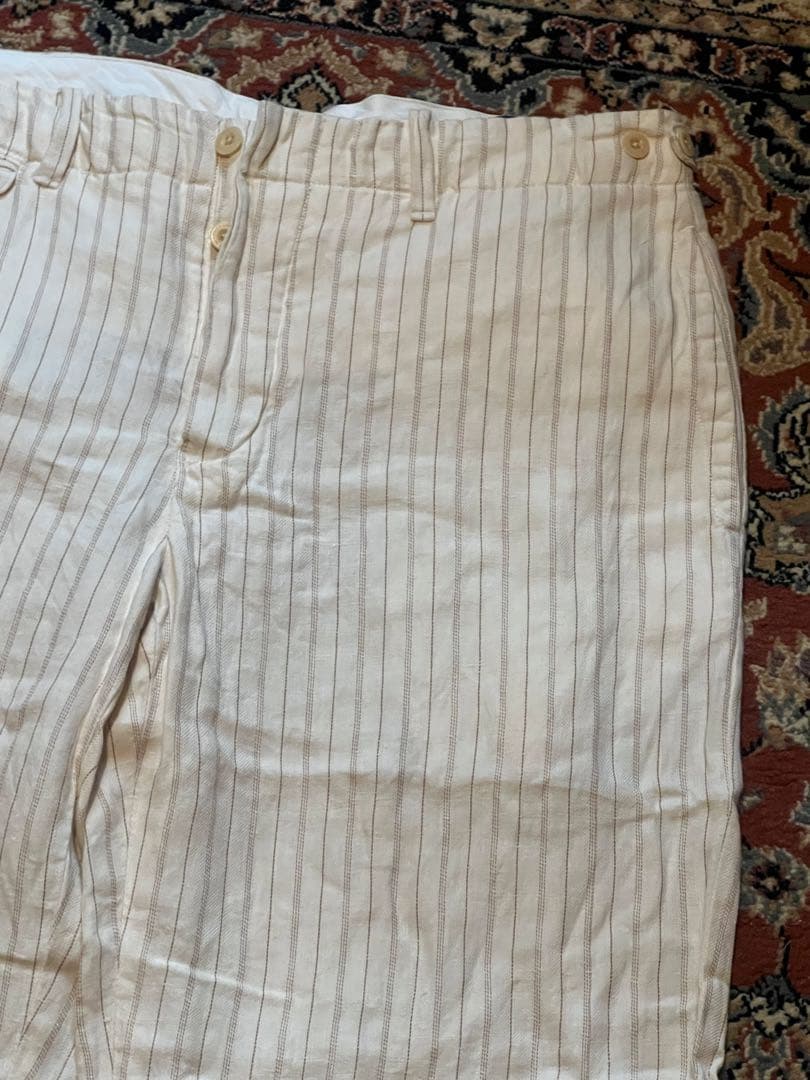 専用Polo by Ralph Lauren ストライプスラックス アイボリー