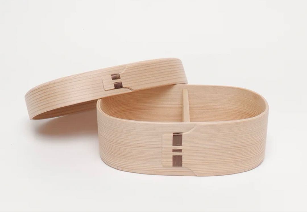 柴田慶信商店 大館曲げわっぱ 白木弁当箱 未使用品