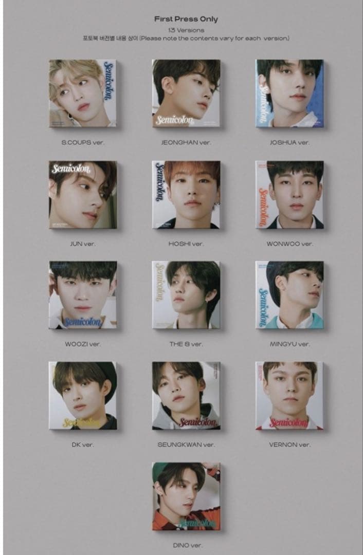 SEVENTEEN セミコロン ブックレット