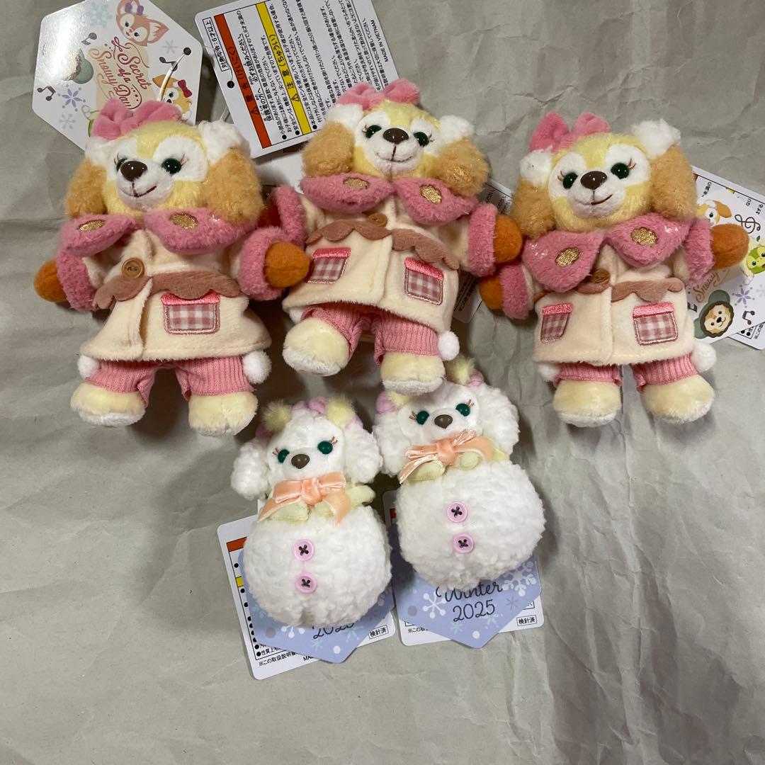 ディズニー　リゾート　クッキーアン　ぬいぐるみチャーム　バッジ　セット