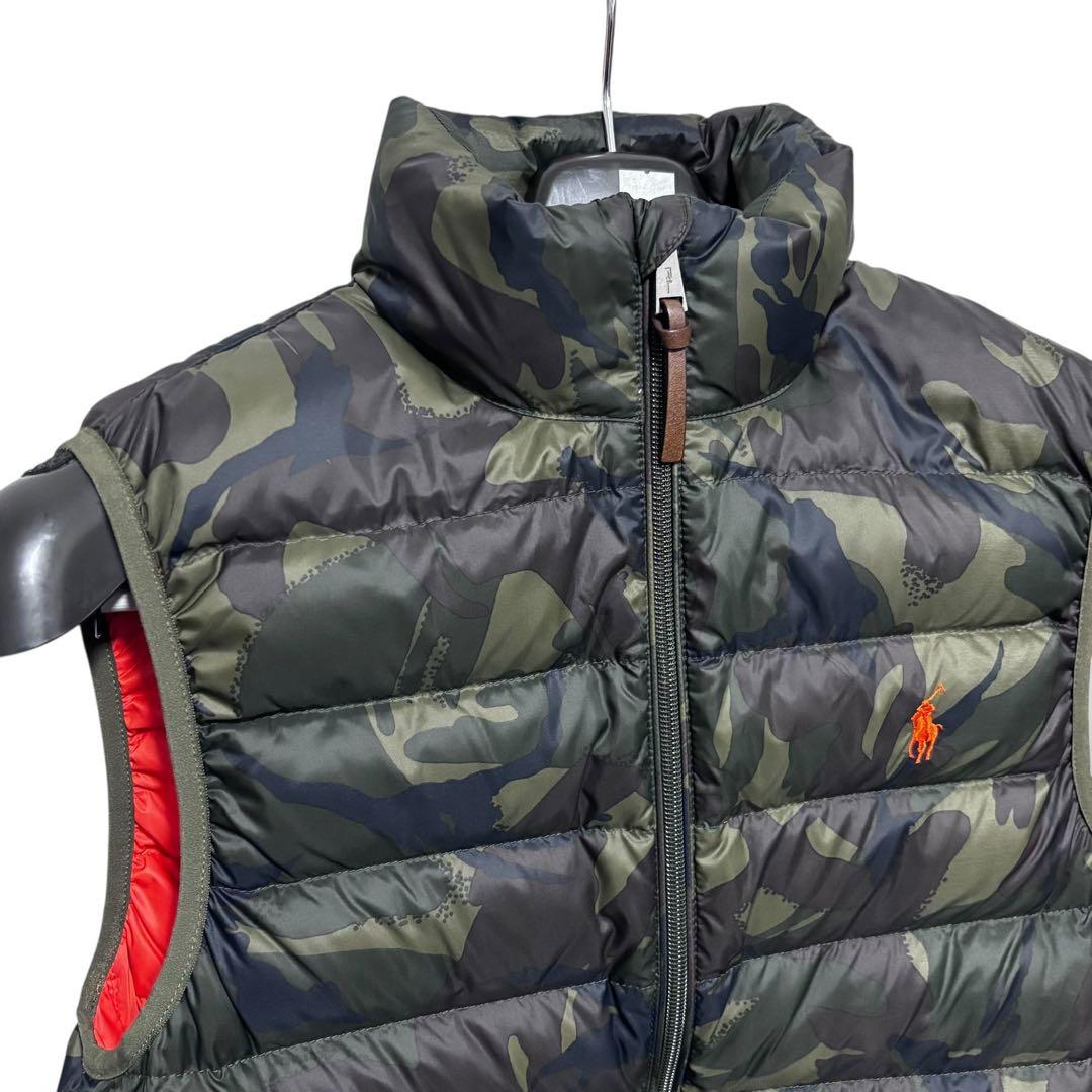 POLO RALPH LAUREN ダウンベスト 迷彩 XSサイズ