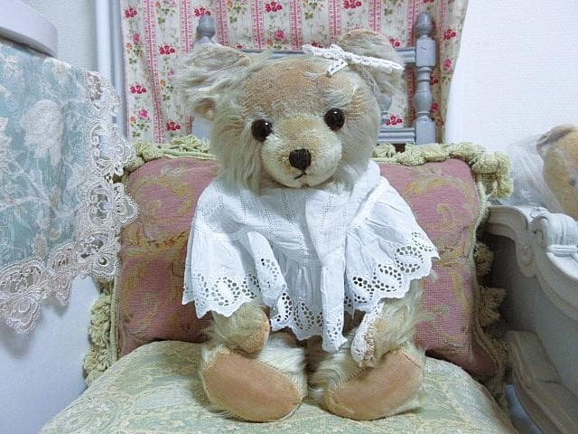 アンティークベア　ニッカーボッカー社　☆　天使みたいな子　テディベア