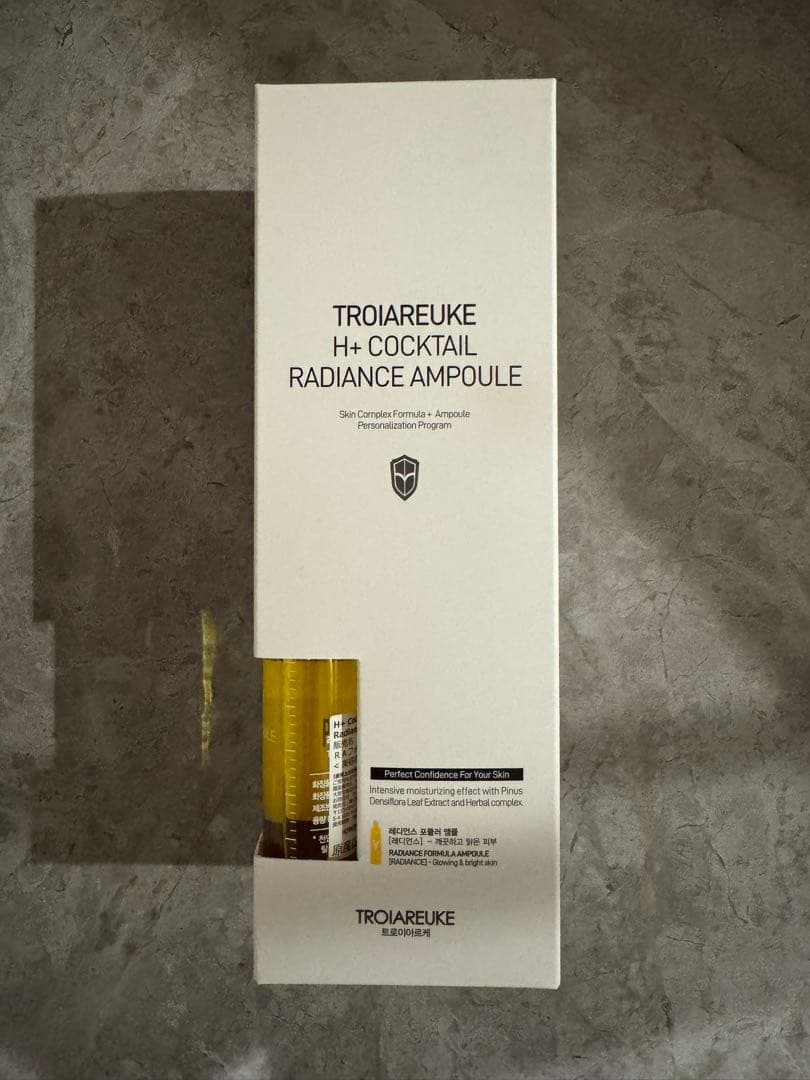 新品未使用TROIAREUKE H+カクテルアンプル 200ml イエロー