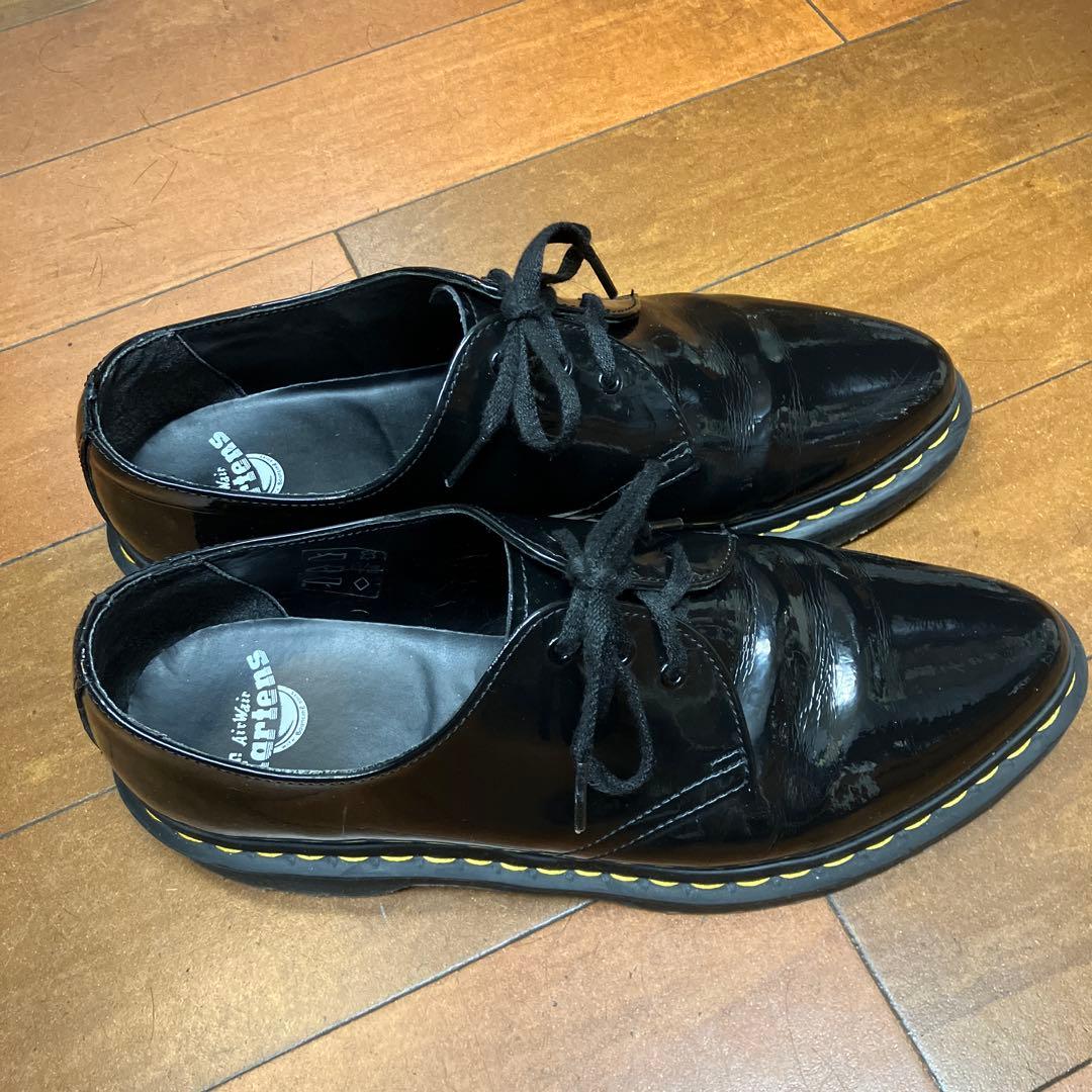 Dr. Martens ブラック ドレスシューズエナメル
