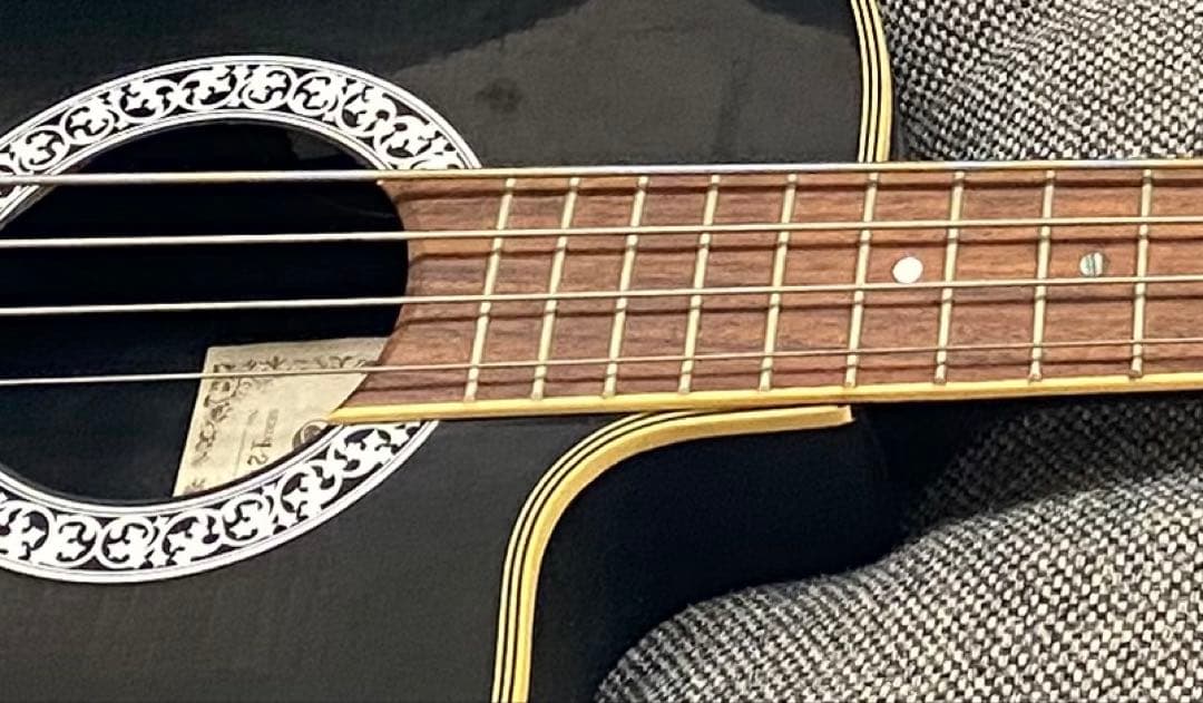 【美品】エレアコ 黒　アコースティックギター　ARIA AMB-50B 年代物