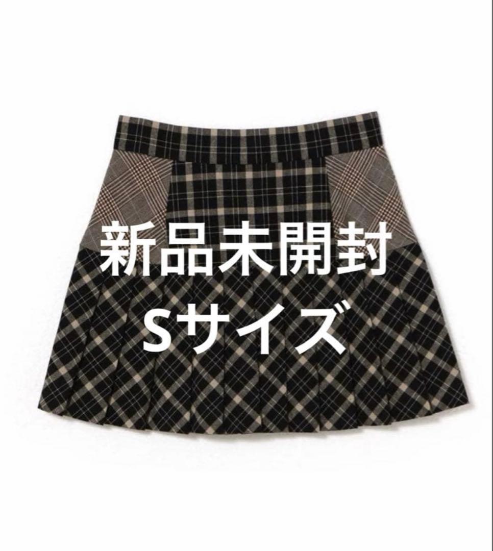 andmary Cococheckpleatsskirt アンドマリーチェック