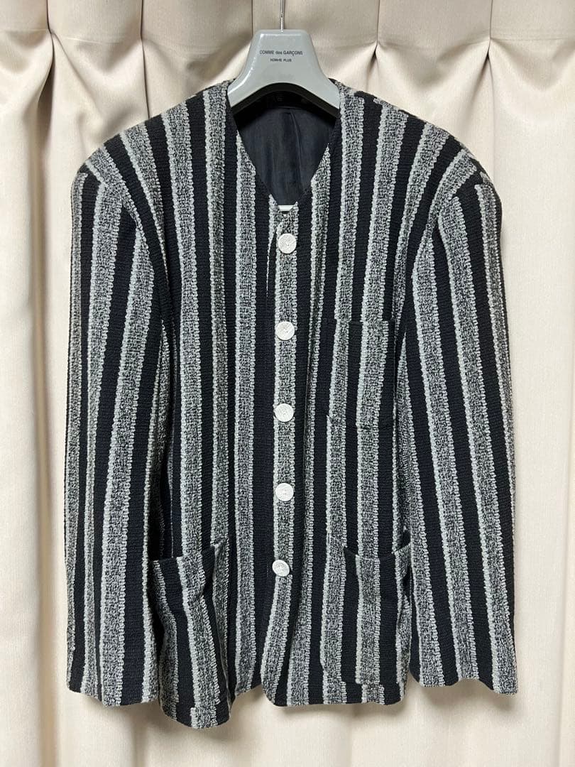1987ss コムデギャルソンオムプリュス　ノーカラージャケット