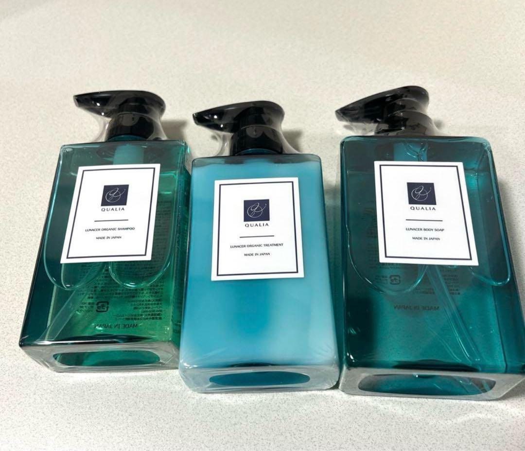 【新品】QUALIAボディソープ・トリートメント・シャンプーセット