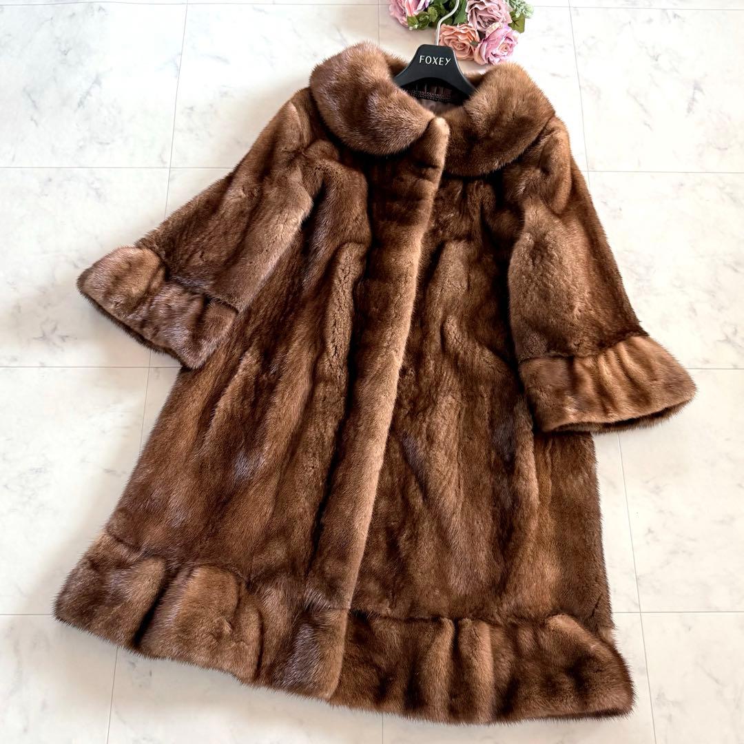 近年モデル★デミバフミク フレア ファーコートノースビーチ NAFA 5星 軽量