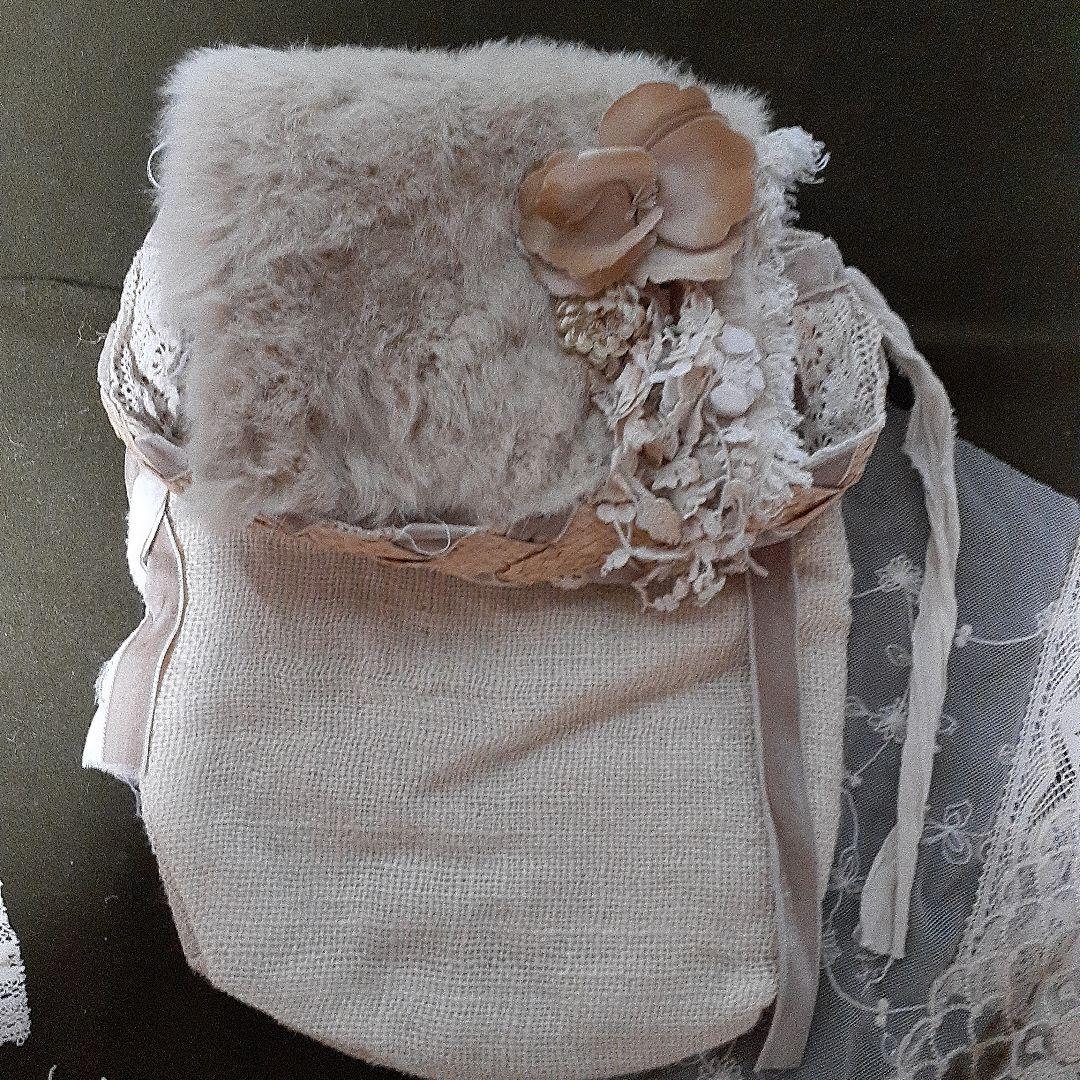 エムスール　ファー&レース　バッグ　オールシーズン　リバーシブル