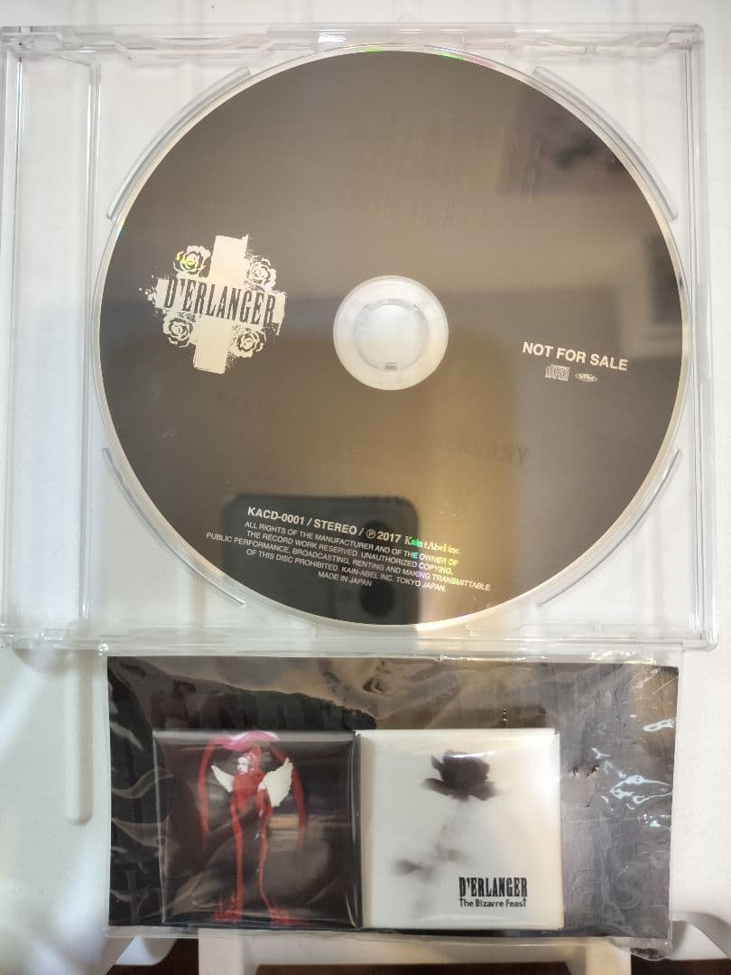 【貴重】D'ERLANGER 入場特典 LA VIE EN ROSE 2017