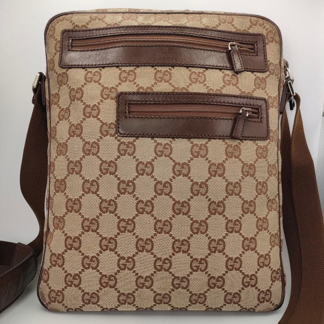 GUCCI GGキャンバス ショルダーバック GG柄 グッチ
