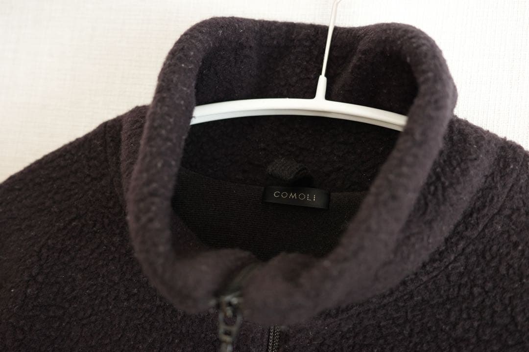 【美品】COMOLI 22AW ウールフリース セットアップ ダークネイビー 1