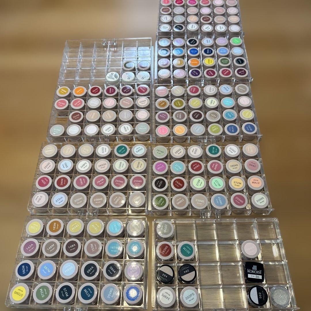 カラージェル各種 リッカジェル 大量 まとめ売り ケース付き