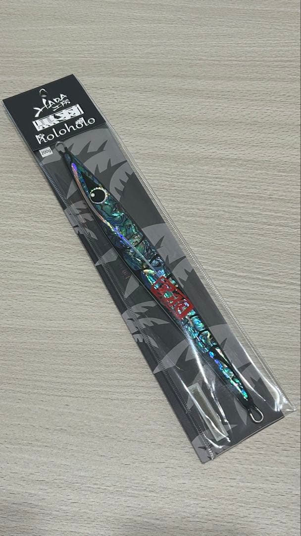 羽田ジグ　holoholo ハイブリッド200 エビっち　あわび/銀　ハダジグ