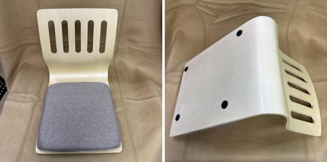 ★曲木　座椅子　9脚SET　クッション付　和室座椅子