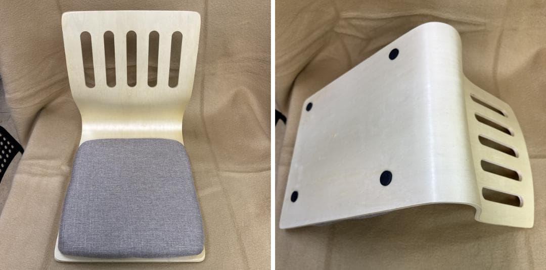 ★曲木　座椅子　9脚SET　クッション付　和室座椅子