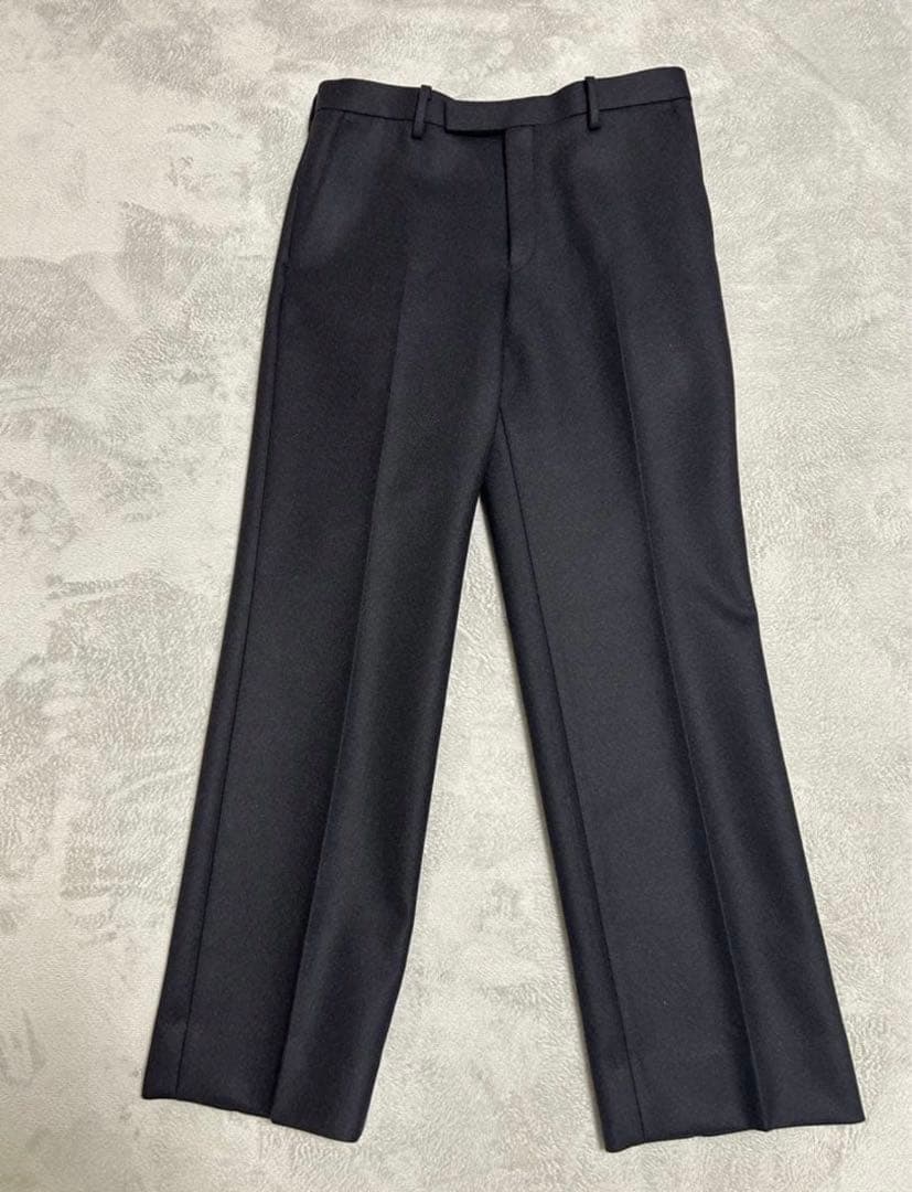 パンツ 25aw AURALEE LIGHT MELTON NARROW SLACKS