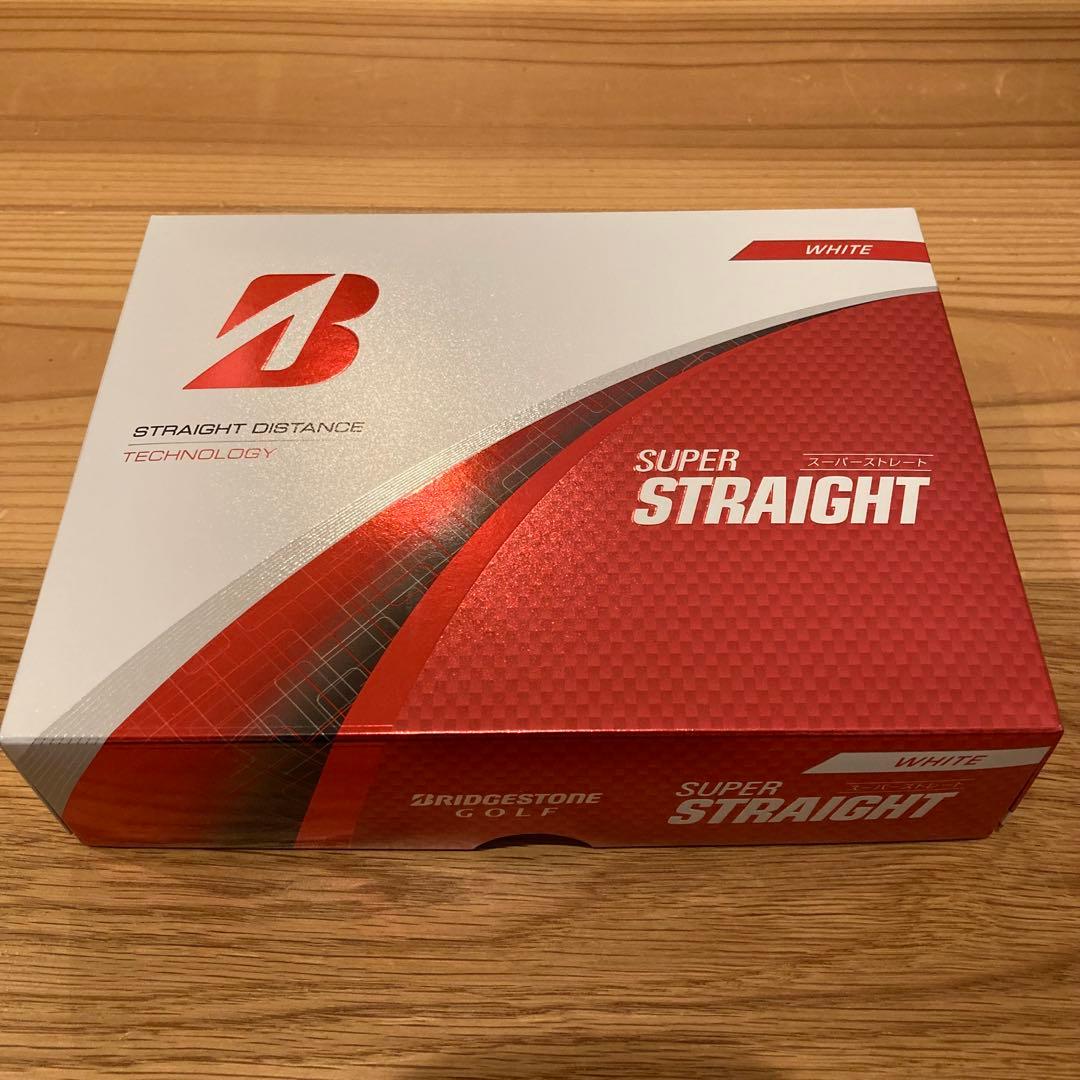 ブリヂストン　スーパーストレート　ホワイト　３ダース　ゴルフボール※