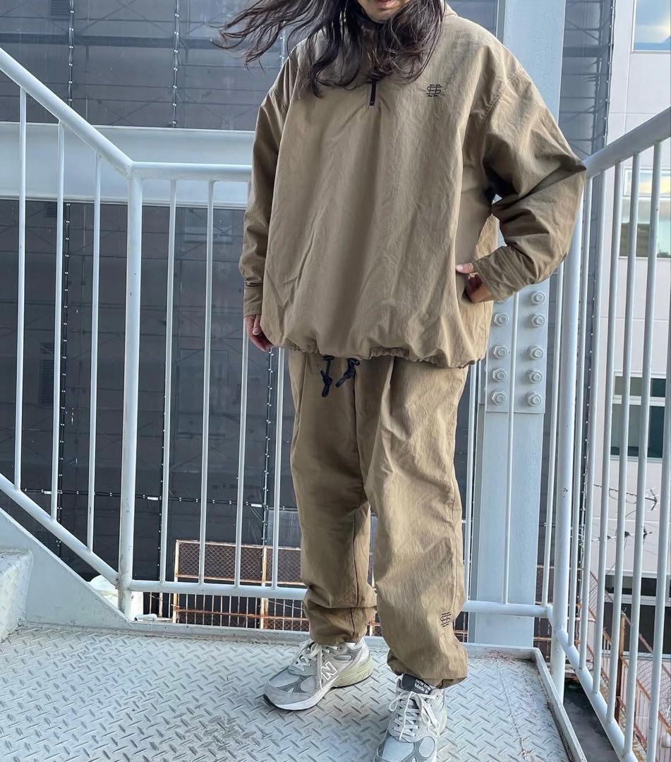 ジャケット・アウター SEE SEE NYLON/FLEECE HOODY JACKET