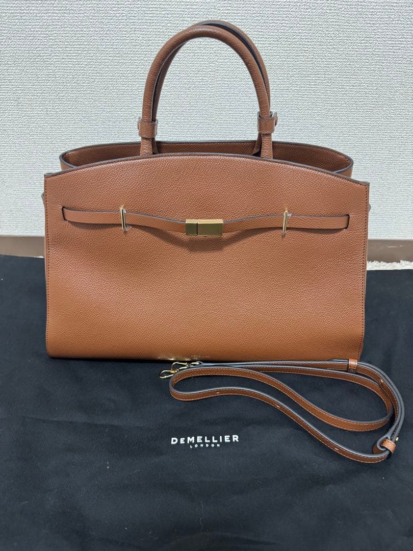 大特価！！！！！DEMELLIER 2way レザートートバッグ