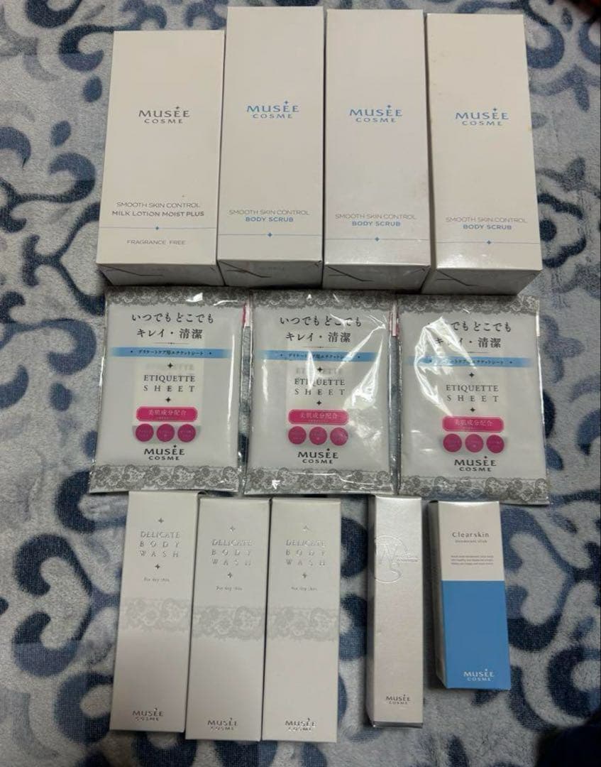 ミュゼコスメ　デオドラント　ミルクローション　ボディークリーム　ボディーソープ