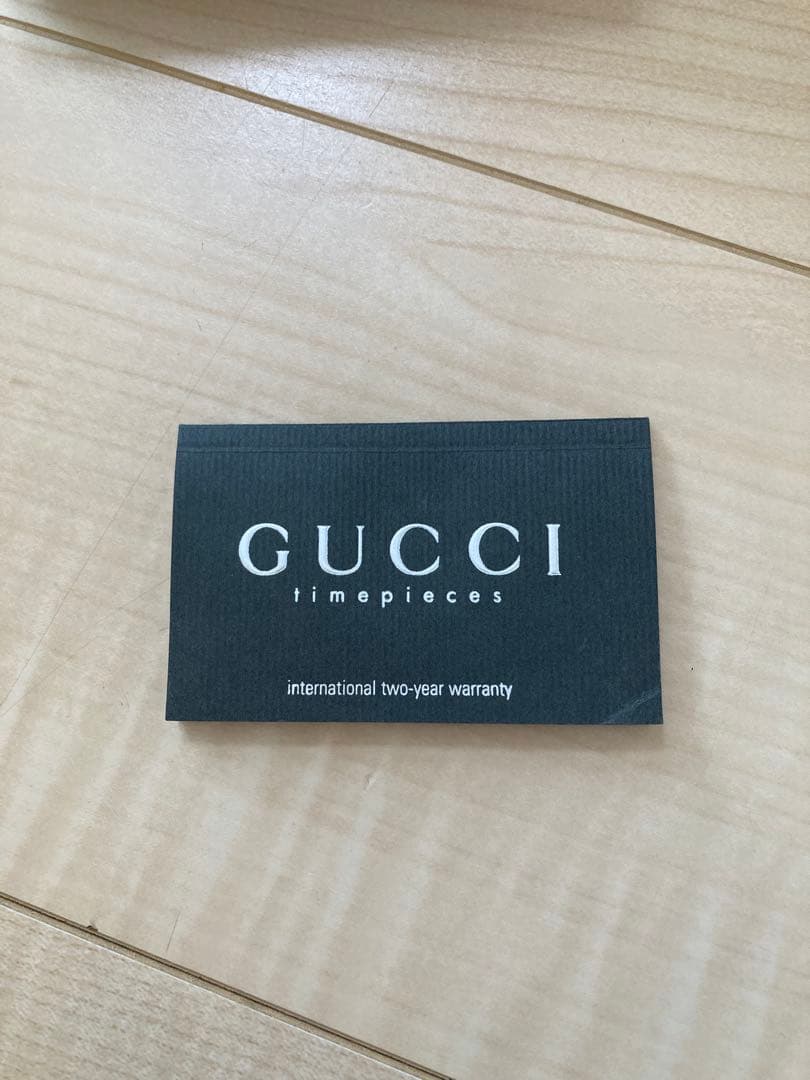 GUCCI 1500L 箱付き ブラック アナログ 時計