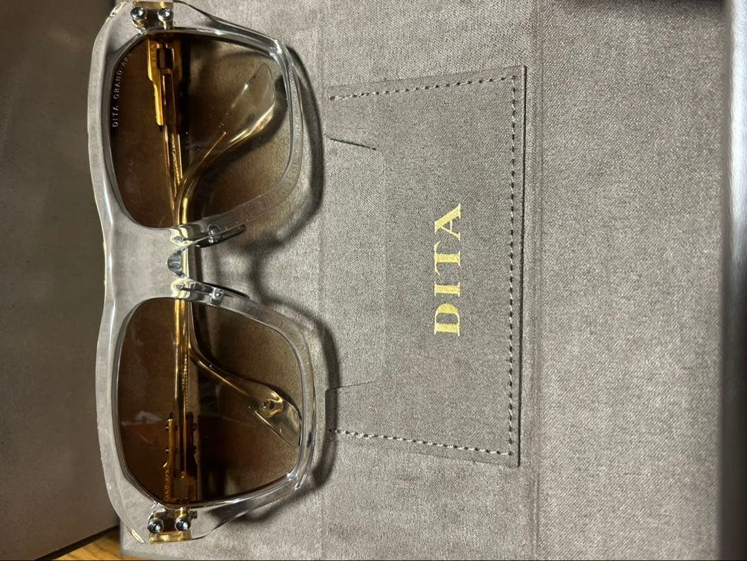 DITA クリアフレーム サングラス