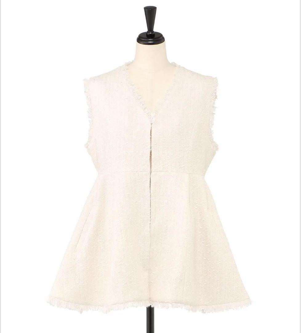 限定UBig ホワイトツイードジレ　reimiさんコラボ