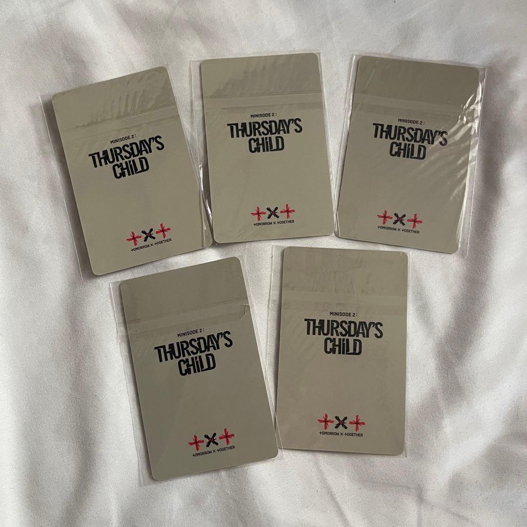 Thursday's child Weverse TXT トレカ