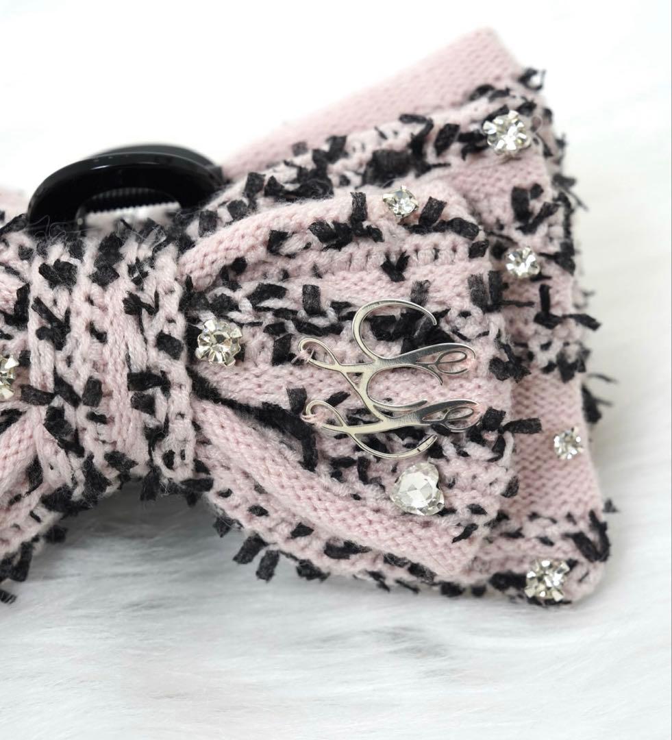 ルミニョン　ヘアクリップ【ピンク×ブラック】