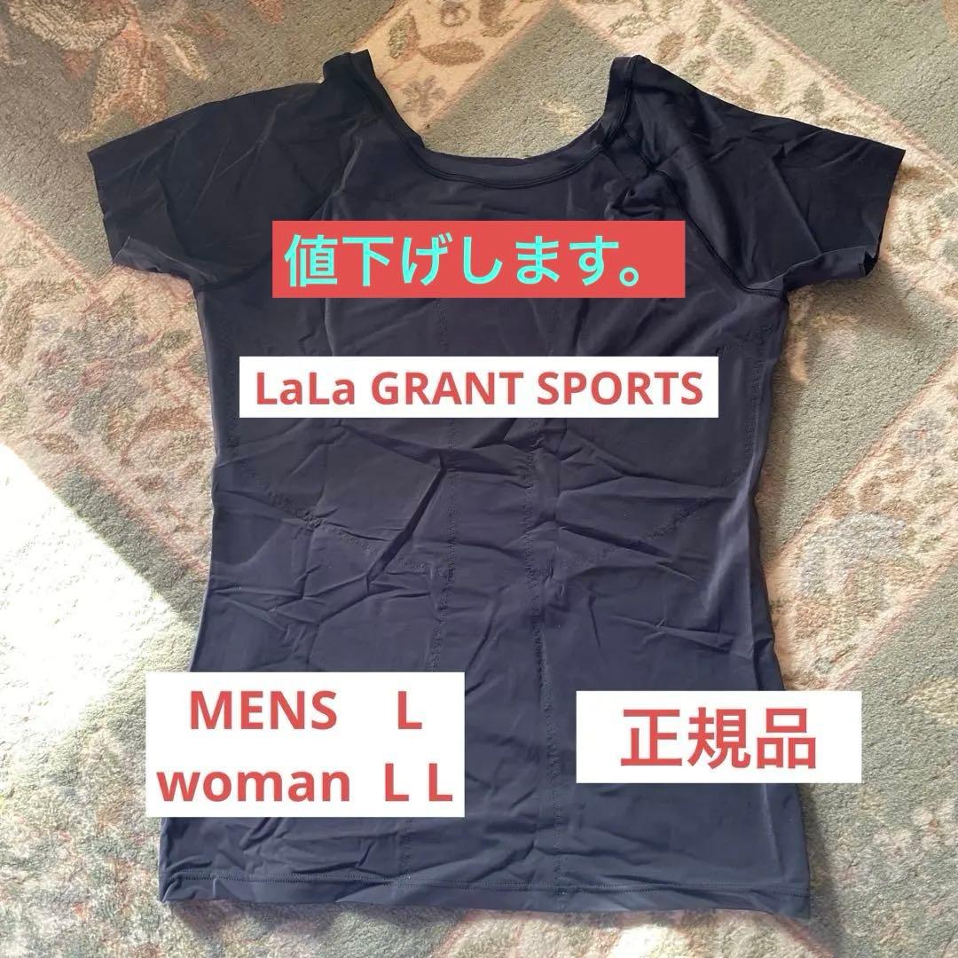 LALA Grant SPORTS ＥＭＭ黒 半袖Tシャツ L Lサイズ