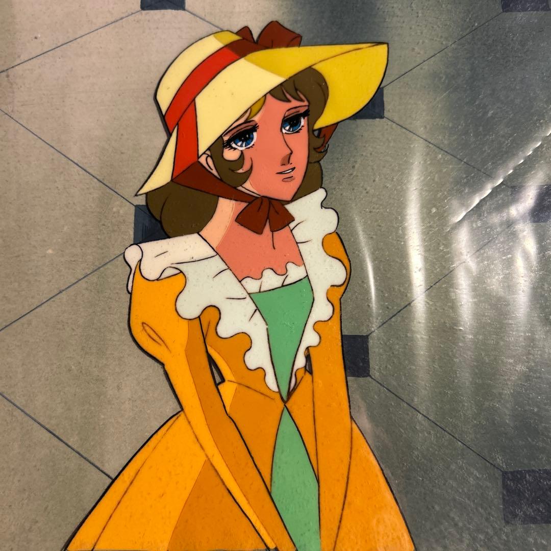 池田理代子「ベルサイユのばら」セル画＋直筆背景　出崎統