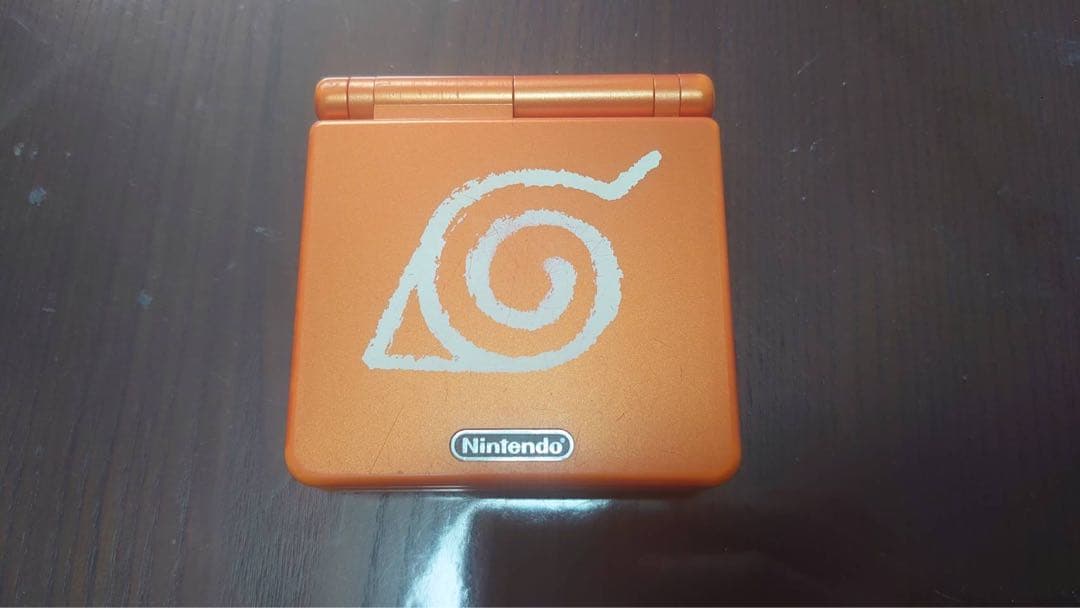 【限定品GAMEBOY ADVANCE SP ナルトオレンジ 本体(ジャンク品)